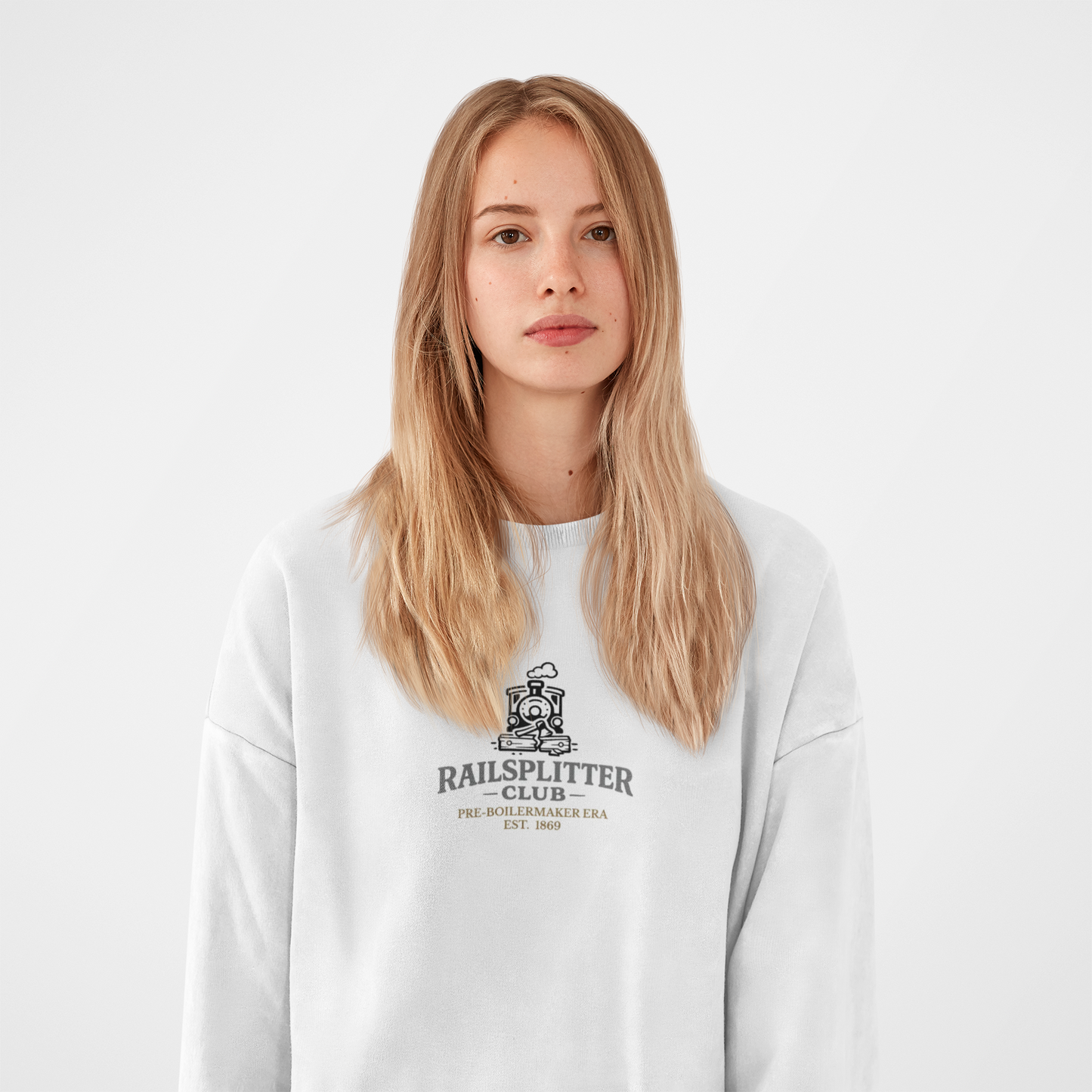 "railsplitter club" Crewneck Sweatshirt