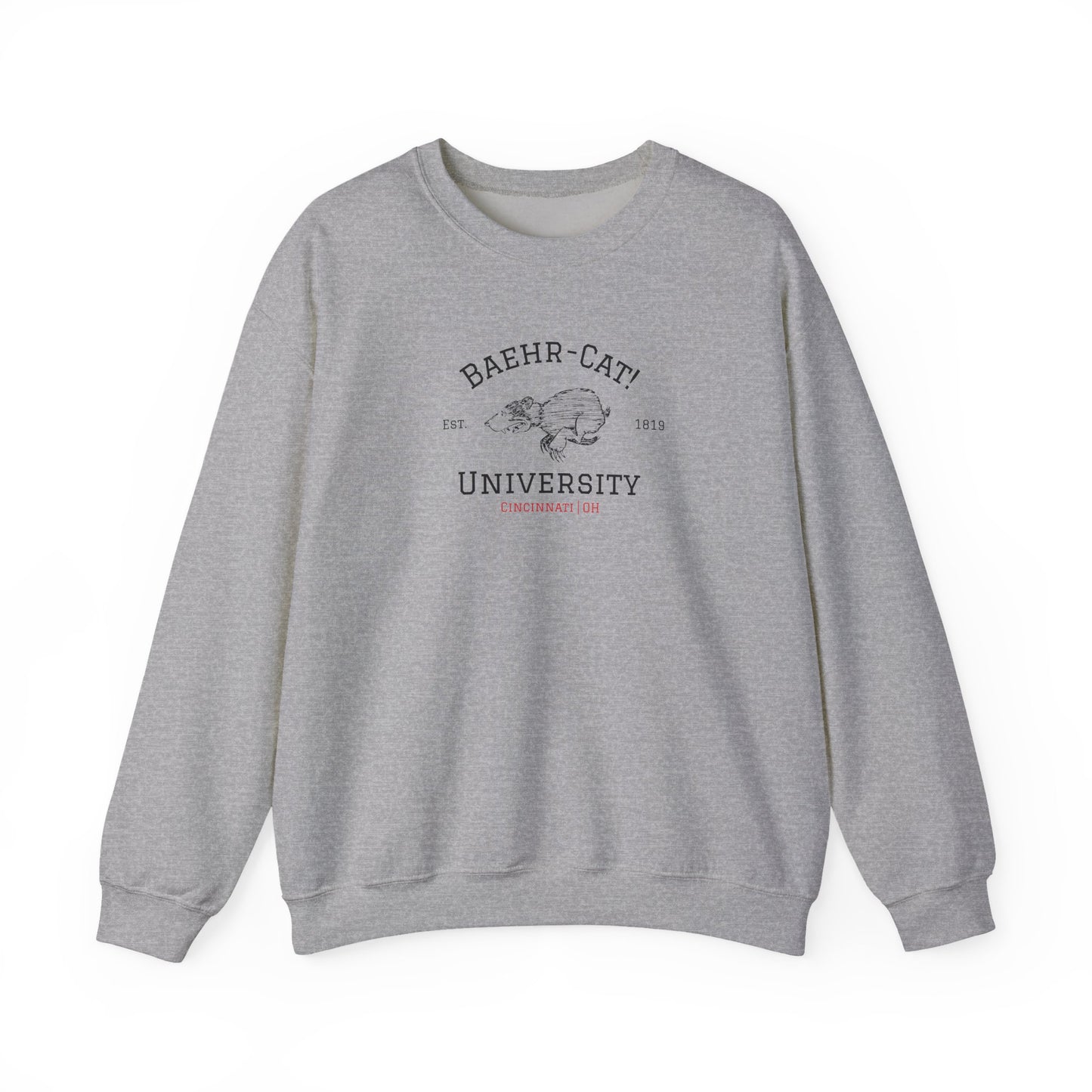 Baehr-Cat! University - Crewneck
