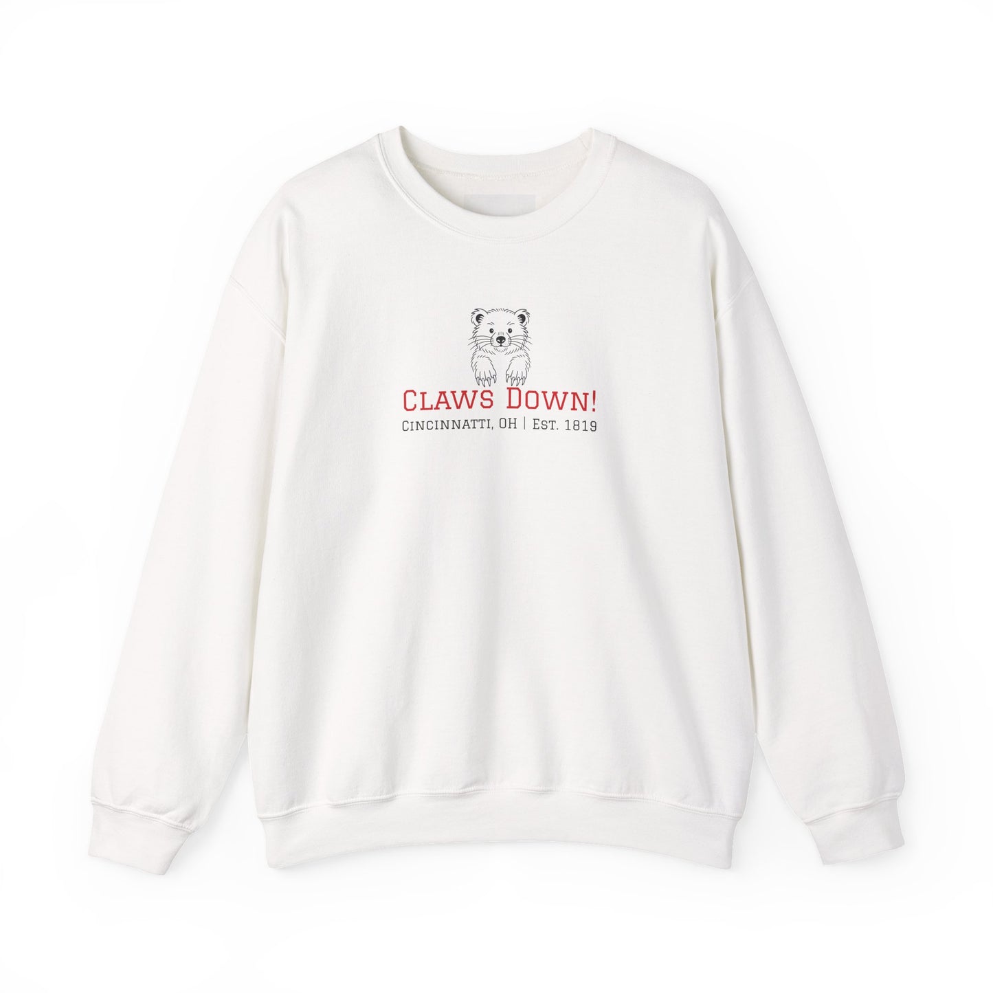 Claws Down! Cartoon - Crewneck