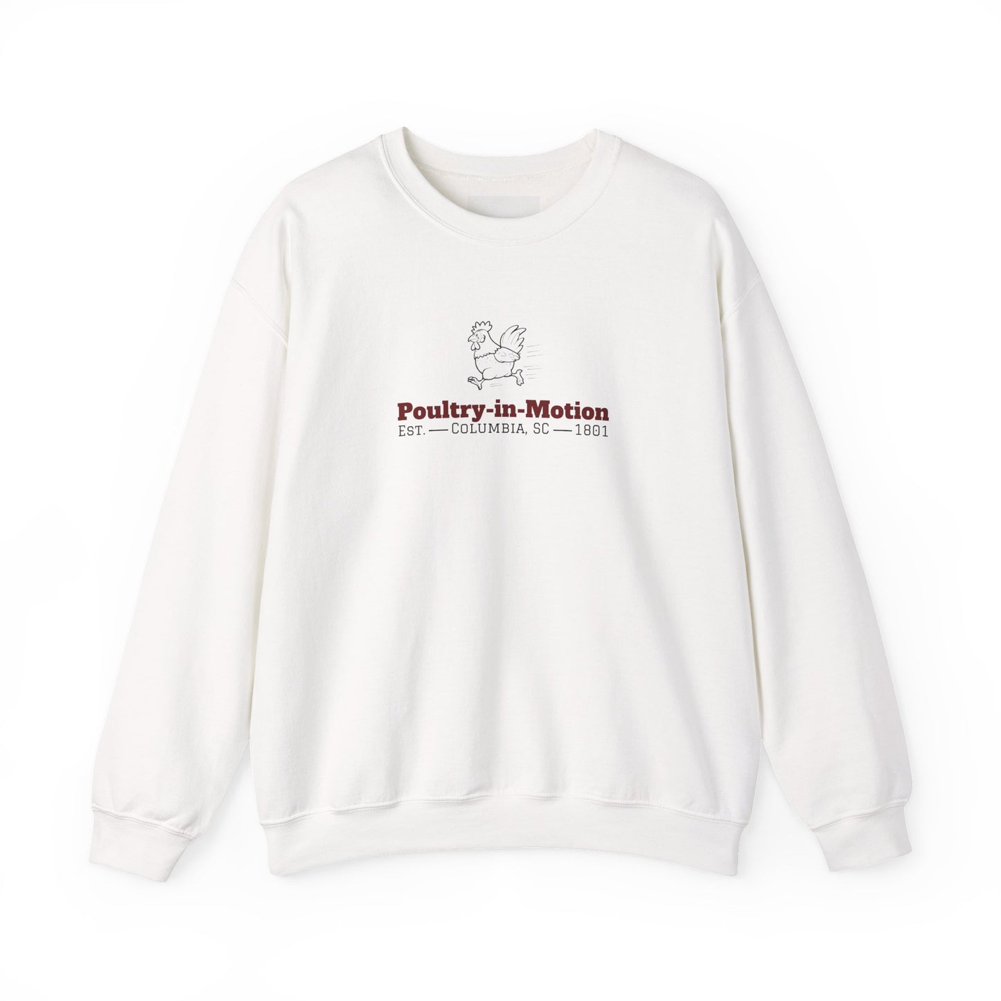 "poultry-in-motion" Crewneck Sweatshirt