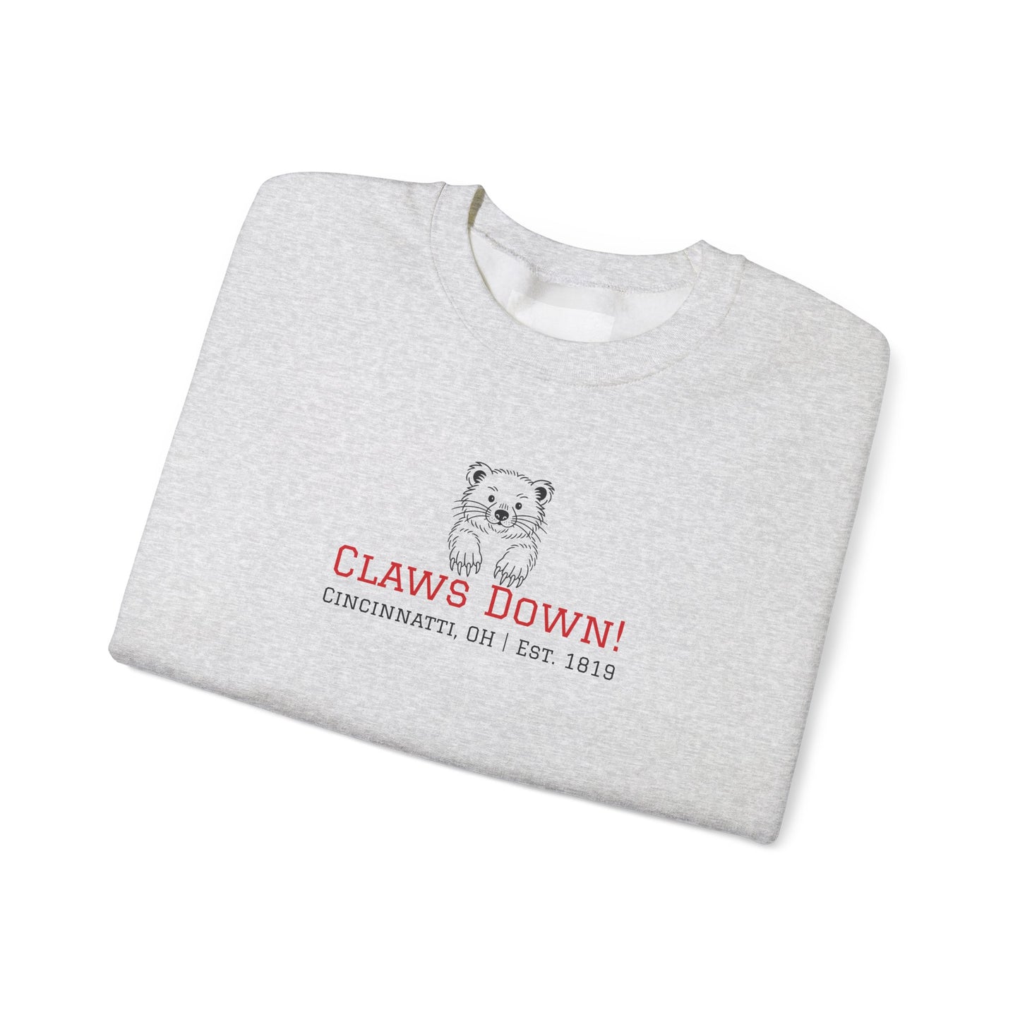 Claws Down! Cartoon - Crewneck
