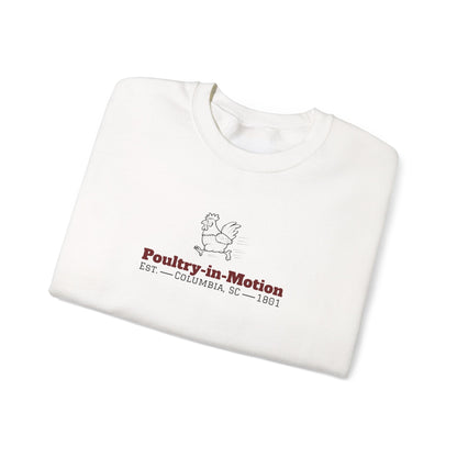"poultry-in-motion" Crewneck Sweatshirt