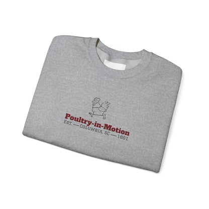 "poultry-in-motion" Crewneck Sweatshirt