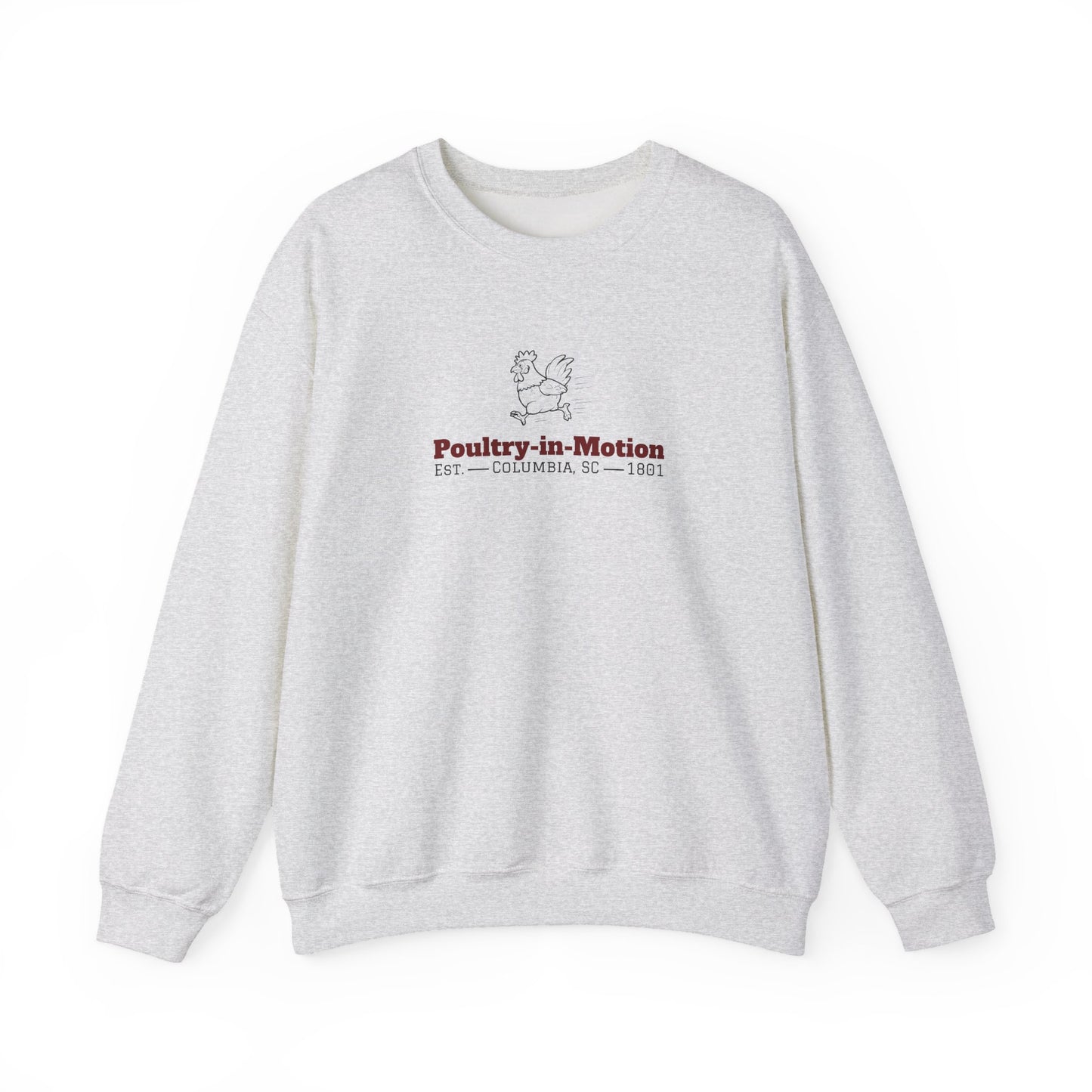 "poultry-in-motion" Crewneck Sweatshirt
