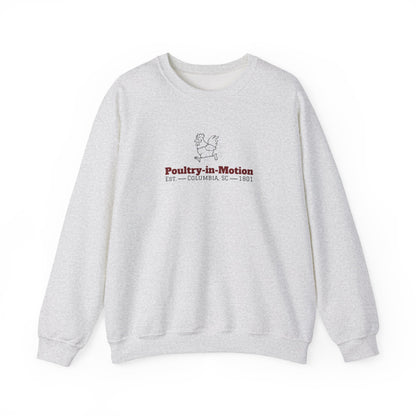 "poultry-in-motion" Crewneck Sweatshirt