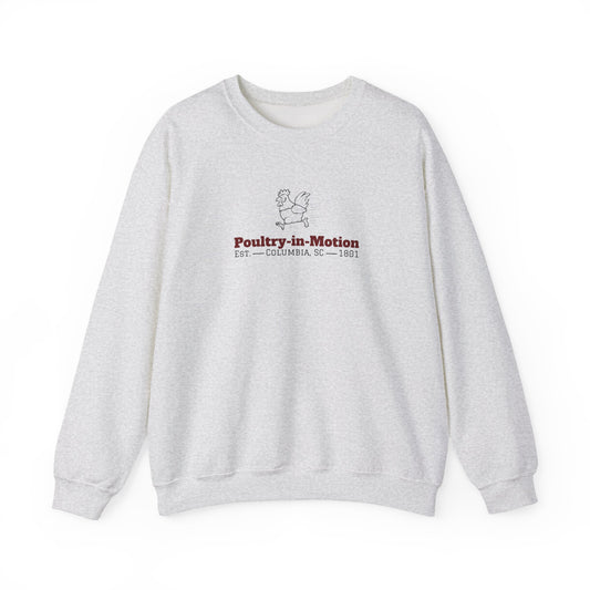 "poultry-in-motion" Crewneck Sweatshirt