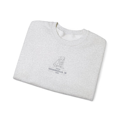 "butler dressed bulldog" Crewneck Sweatshirt