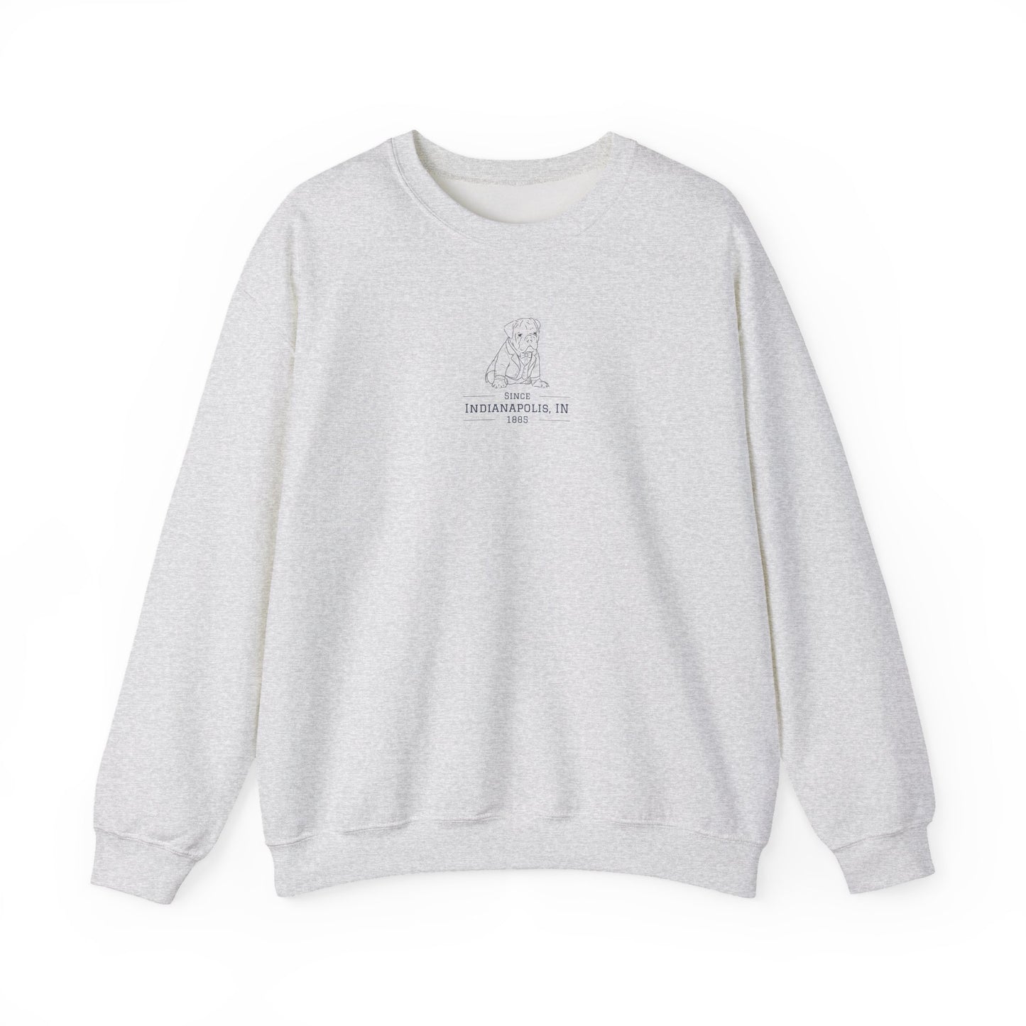 "butler dressed bulldog" Crewneck Sweatshirt