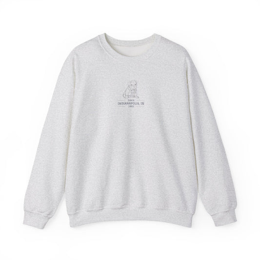 "butler dressed bulldog" Crewneck Sweatshirt