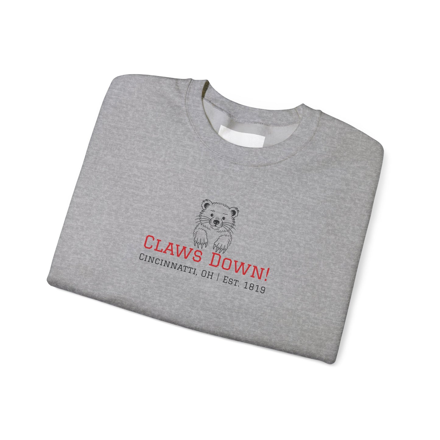 Claws Down! Cartoon - Crewneck