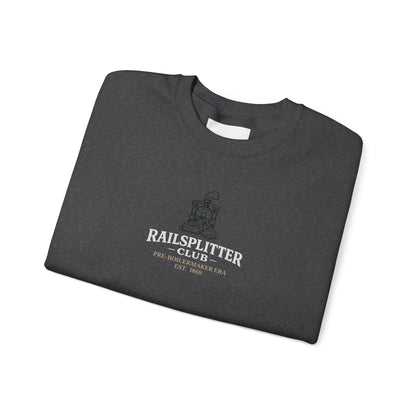 "railsplitter club" Crewneck Sweatshirt