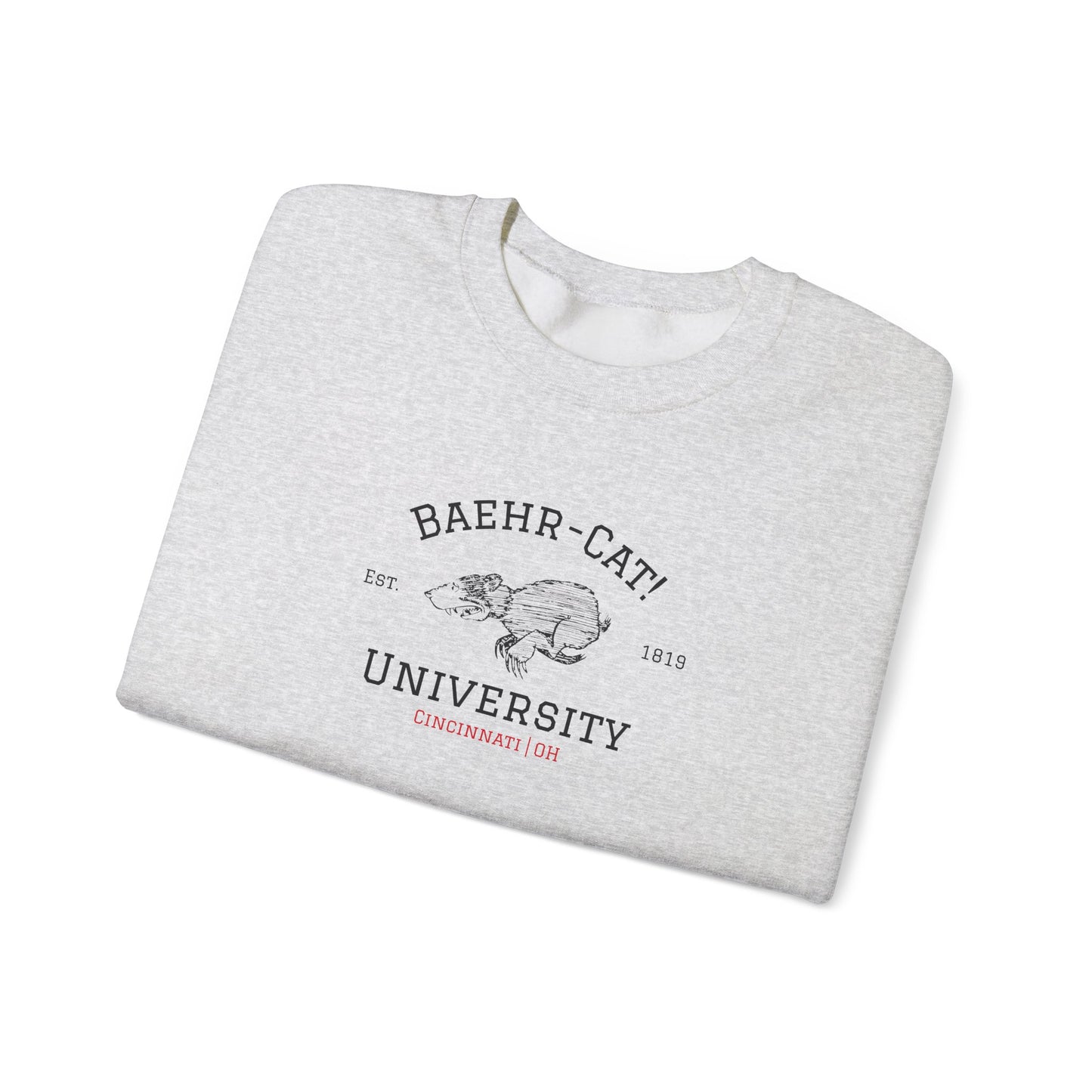 Baehr-Cat! University - Crewneck