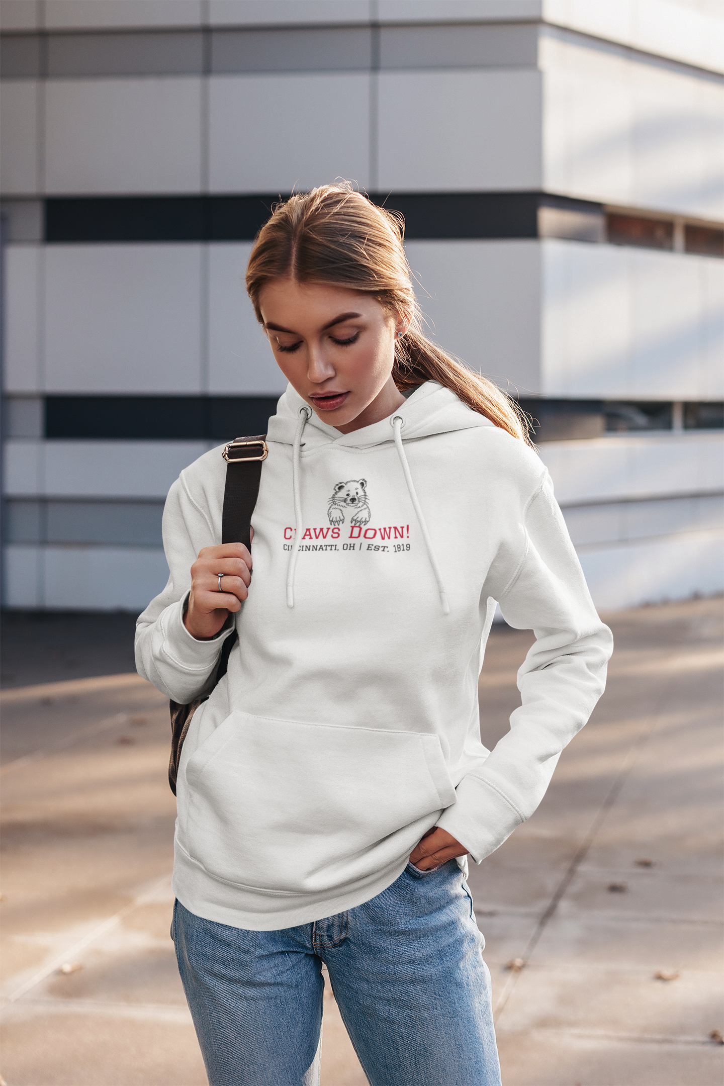 Claws Down! Cartoon - Crewneck