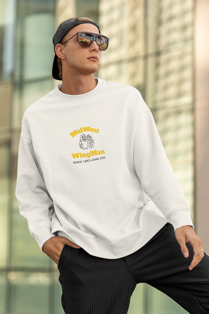 "midwest wingman" Crewneck Sweatshirt