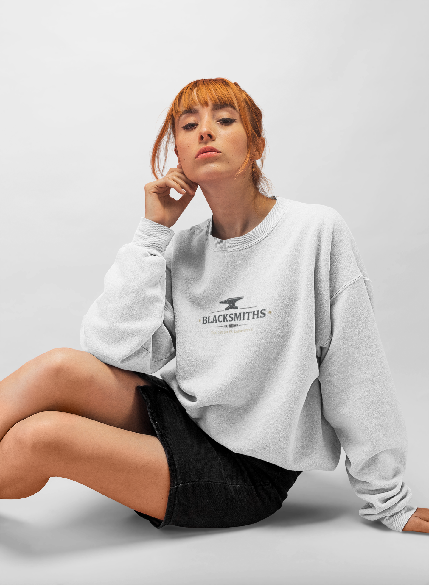 "blacksmiths" Crewneck Sweatshirt