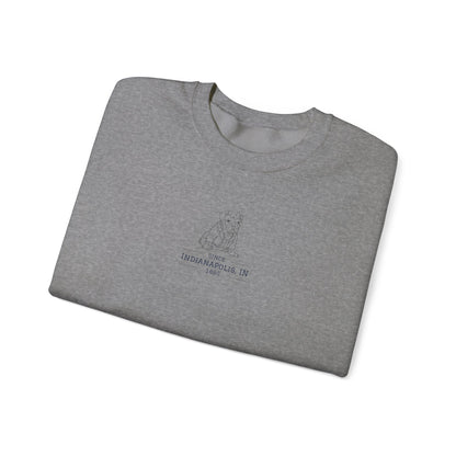 "butler dressed bulldog" Crewneck Sweatshirt
