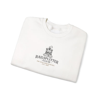 "railsplitter club" Crewneck Sweatshirt
