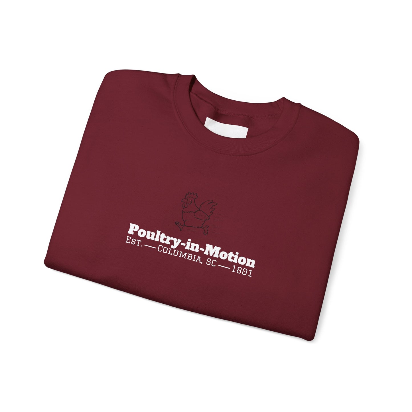 "poultry-in-motion" Crewneck Sweatshirt