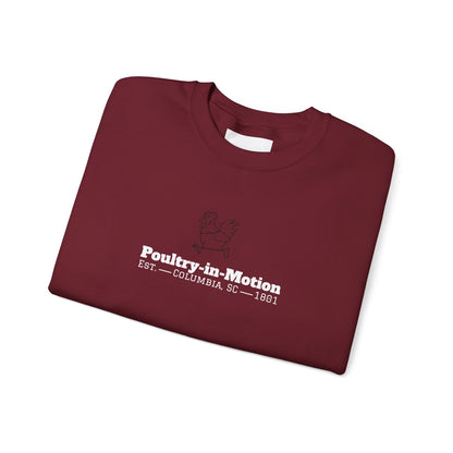 "poultry-in-motion" Crewneck Sweatshirt