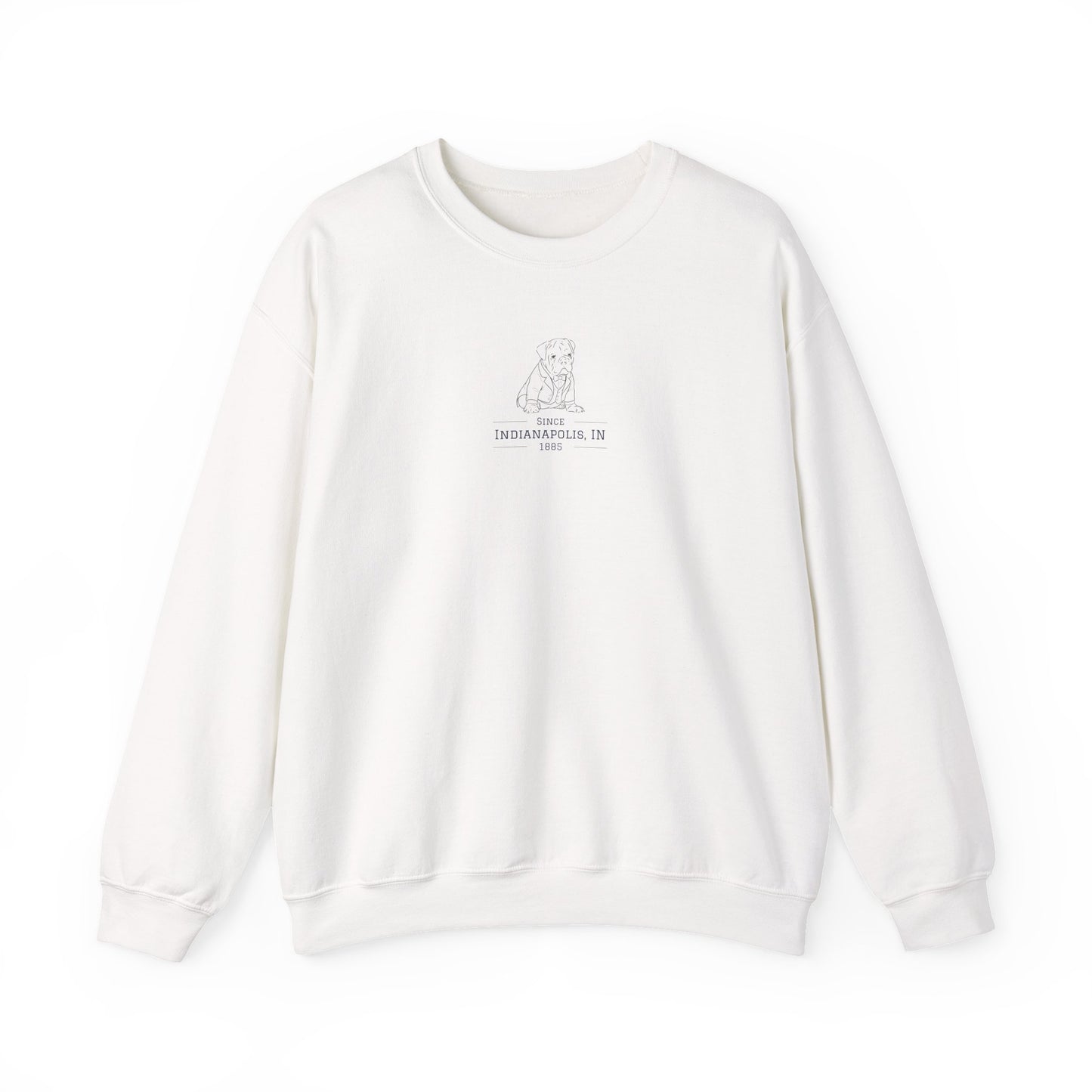 "butler dressed bulldog" Crewneck Sweatshirt