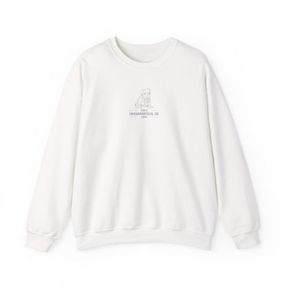 "butler dressed bulldog" Crewneck Sweatshirt
