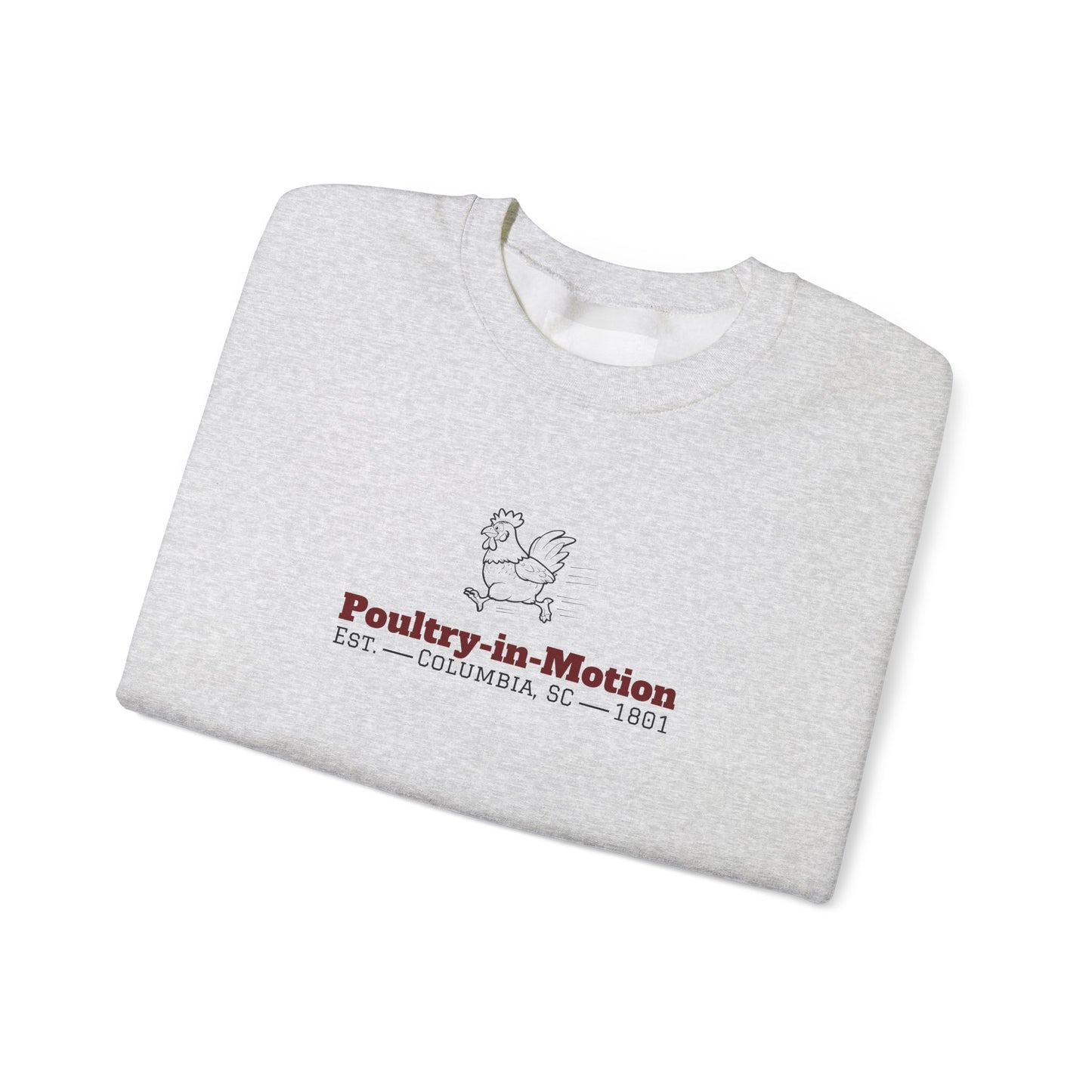 "poultry-in-motion" Crewneck Sweatshirt