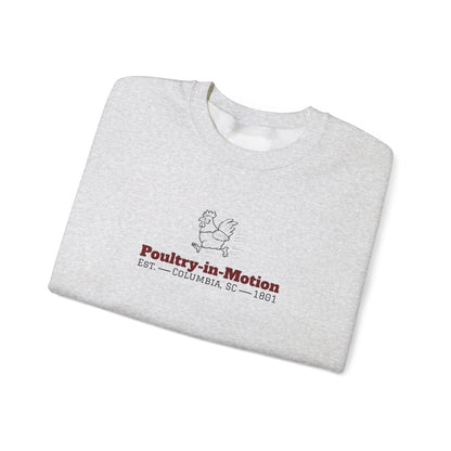 "poultry-in-motion" Crewneck Sweatshirt