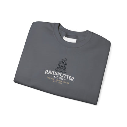 "railsplitter club" Crewneck Sweatshirt