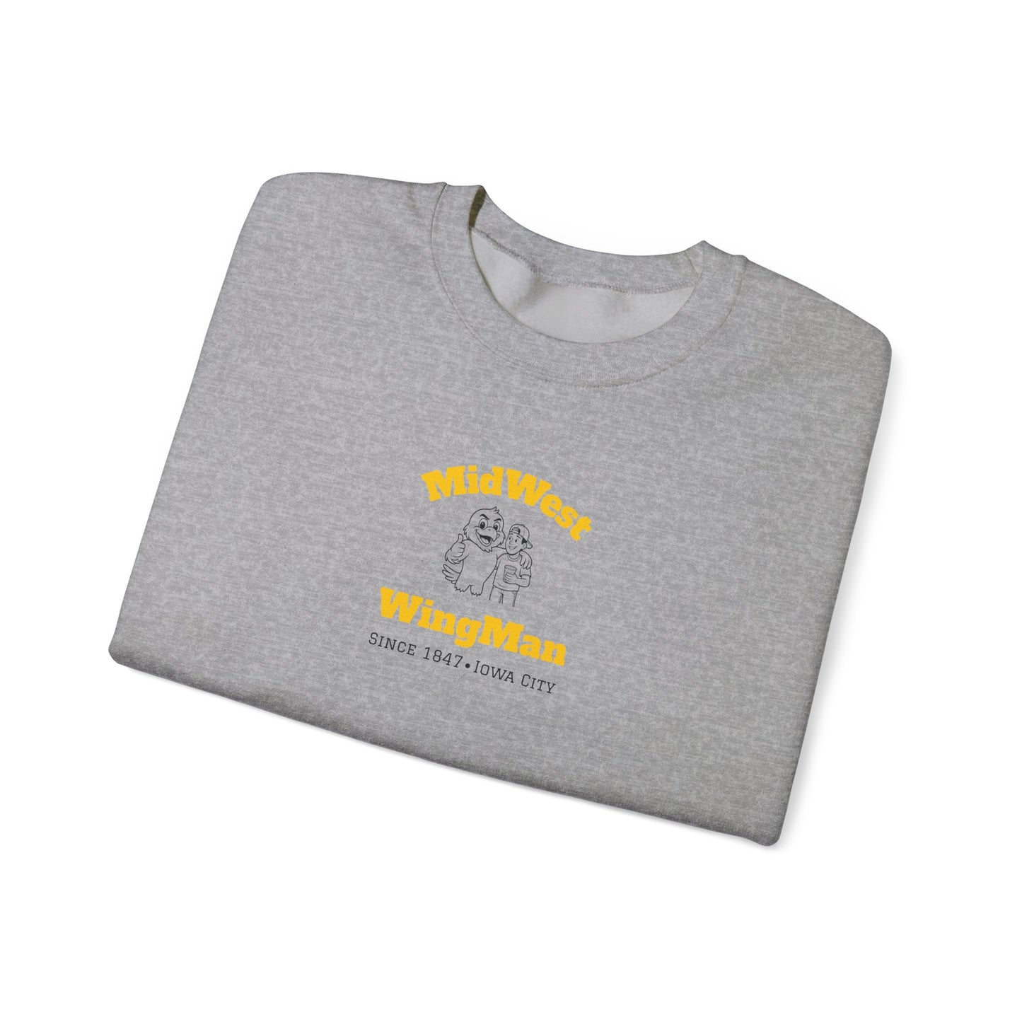 "midwest wingman" Crewneck Sweatshirt