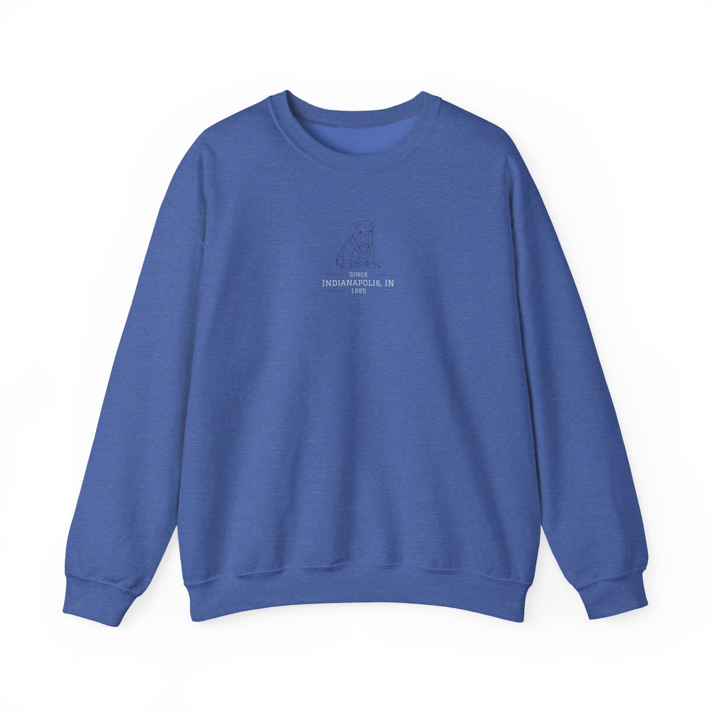 "butler dressed bulldog" Crewneck Sweatshirt