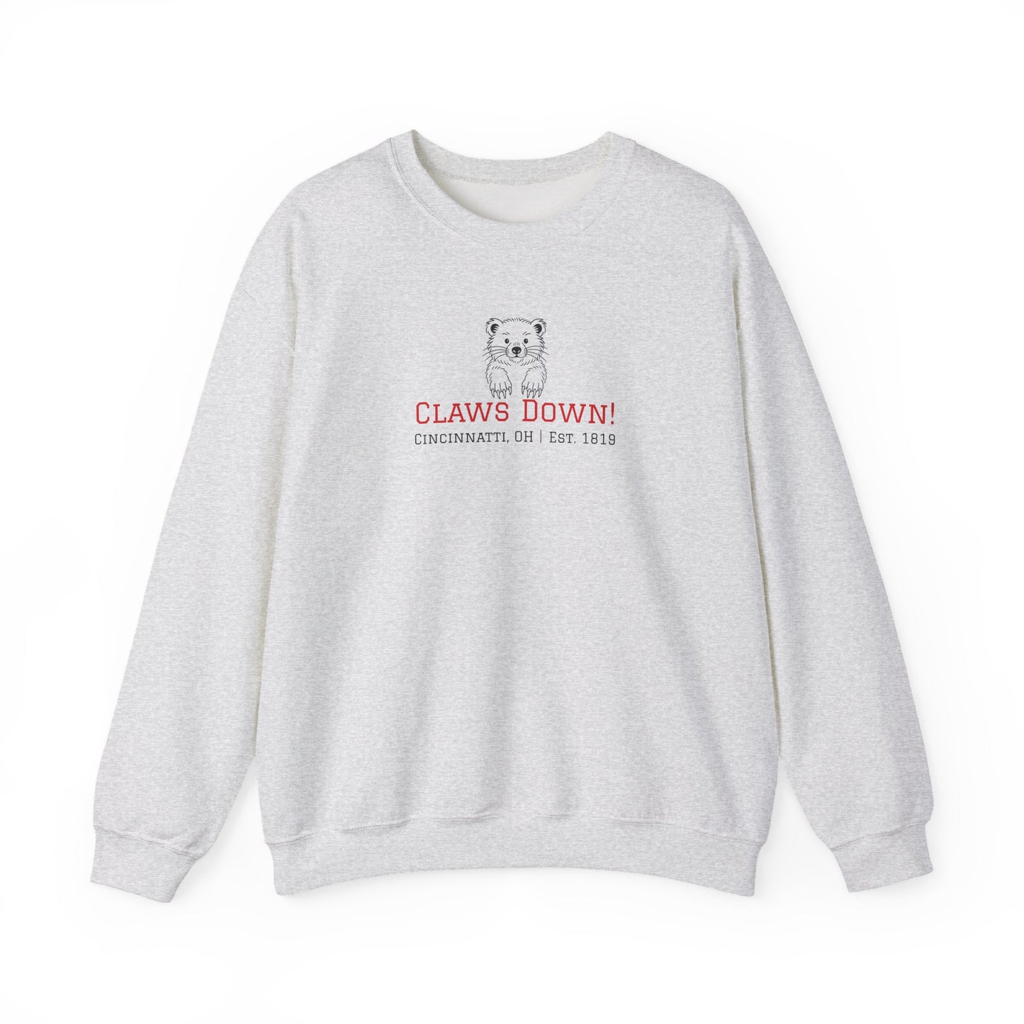 Claws Down! Cartoon - Crewneck
