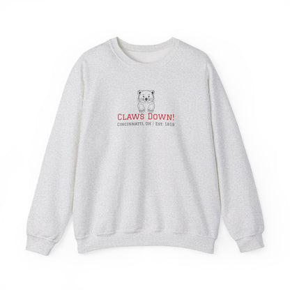 Claws Down! Cartoon - Crewneck