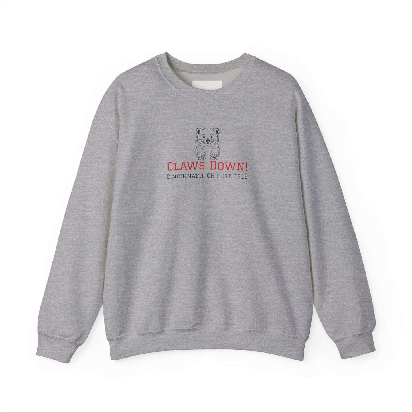 Claws Down! Cartoon - Crewneck