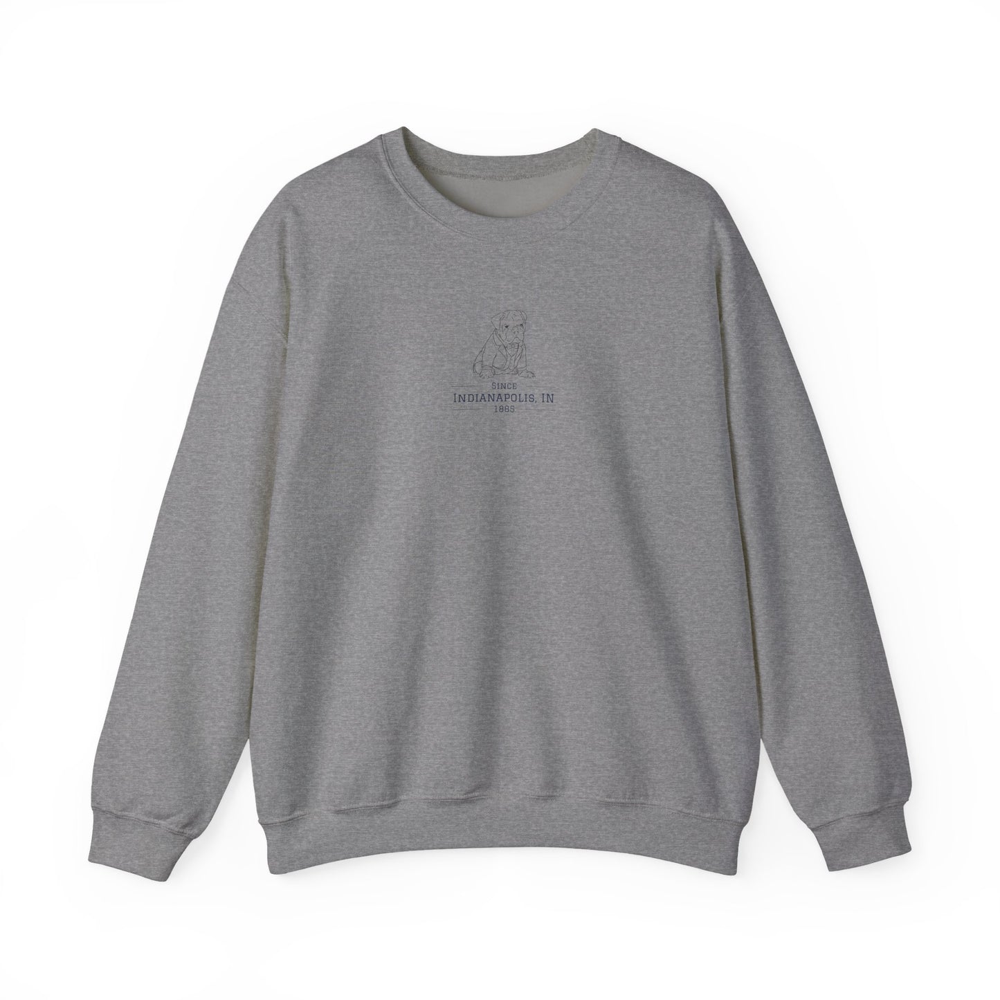 "butler dressed bulldog" Crewneck Sweatshirt