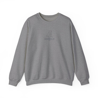 "butler dressed bulldog" Crewneck Sweatshirt