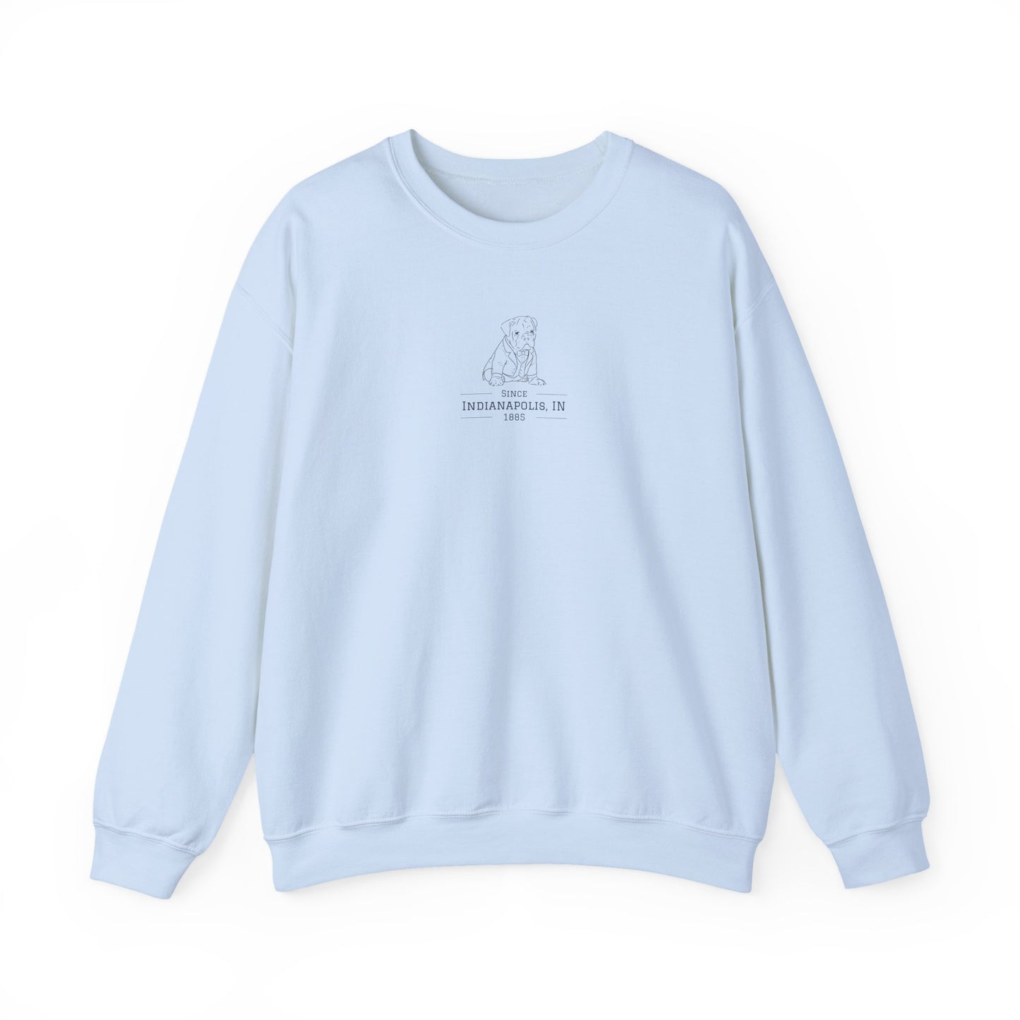 "butler dressed bulldog" Crewneck Sweatshirt