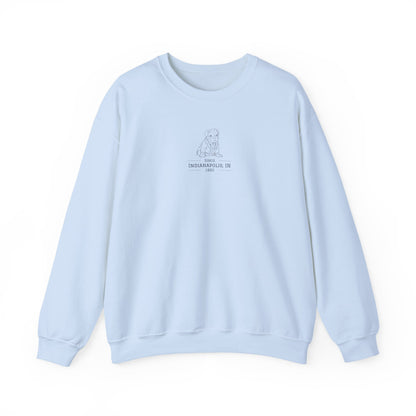 "butler dressed bulldog" Crewneck Sweatshirt