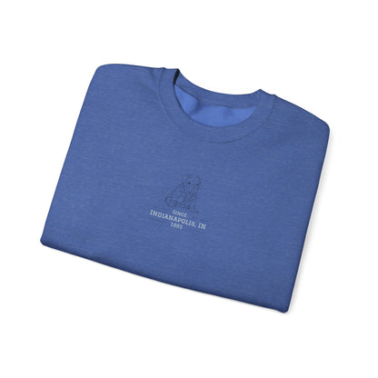 "butler dressed bulldog" Crewneck Sweatshirt
