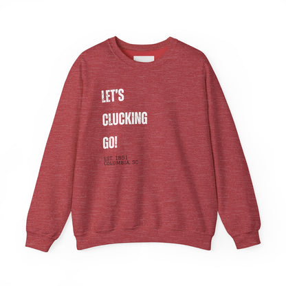 "Let's Clucking Go!" stack letters Crewneck Sweatshirt